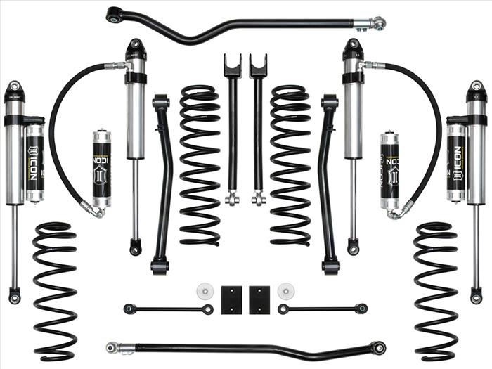 Icon 2.5" Stage 6 Suspension Lift System 18-UP Jeep Wrangler JL - Click Image to Close